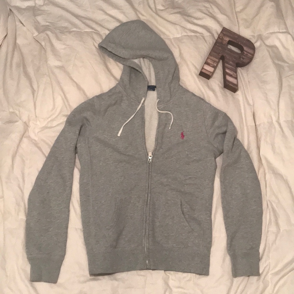 Ralph Lauren Sport Gray Zip Up Jacket